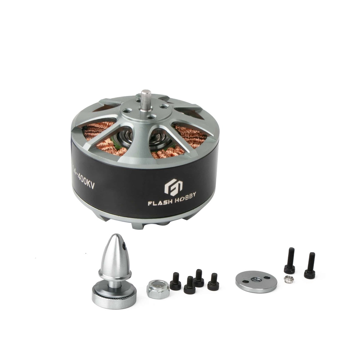 Flashhobby 4114 Brushless DC Motor 330KV/400KV, 47×32.5mm, 170g, 24N22P, 19x25mm M3 Mount