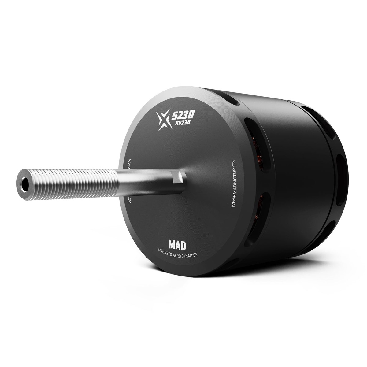 MAD X5230 IPE V1.0 230KV Long Shaft eVTOL Airplane Drone Motor, IP35, 575 g, 12 kgf Max Thrust