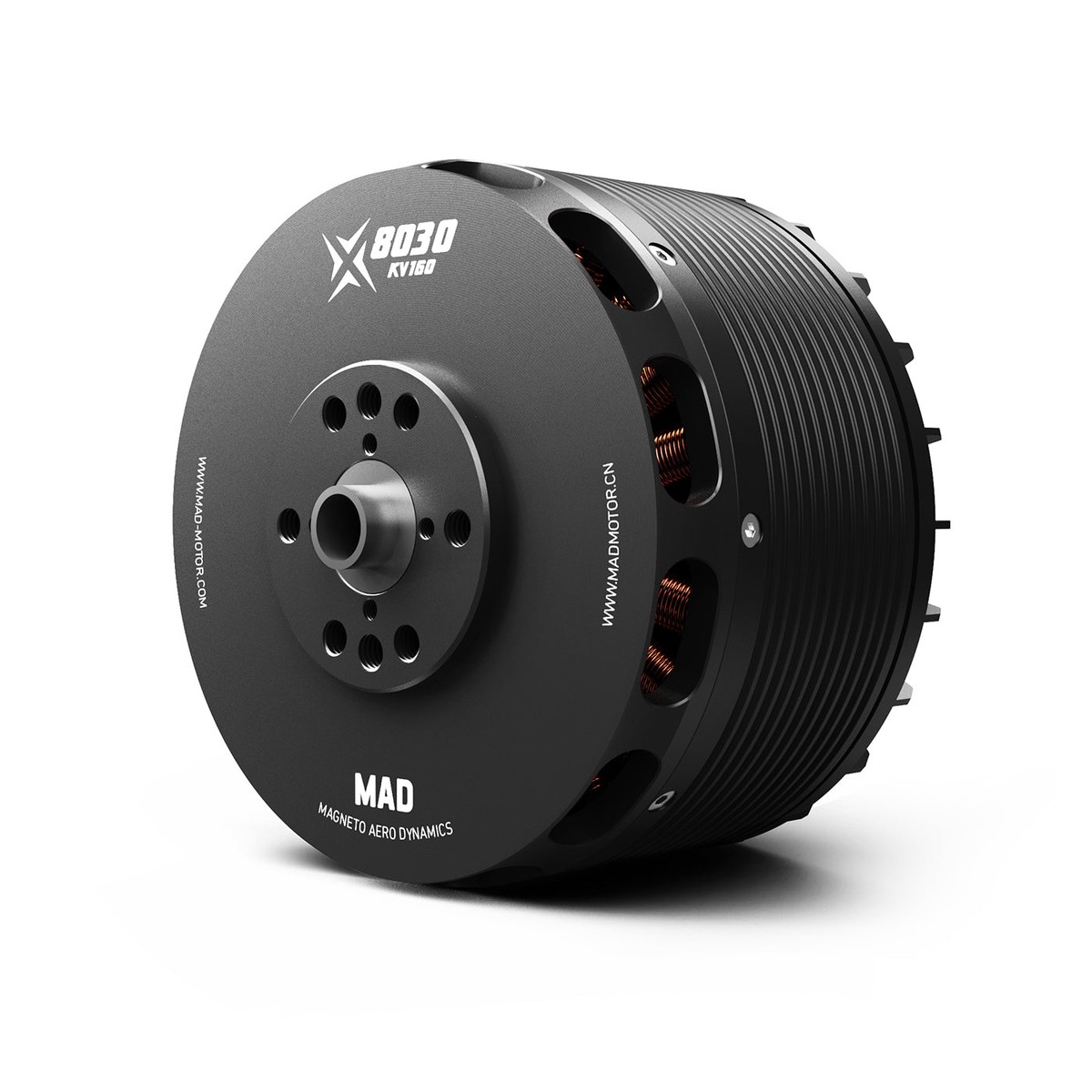 MAD X8030 eVTOL Airplane Drone Motor (IPE V1.0) 160KV/190KV, IP35, 12mm Shaft, 14 Pole Pairs