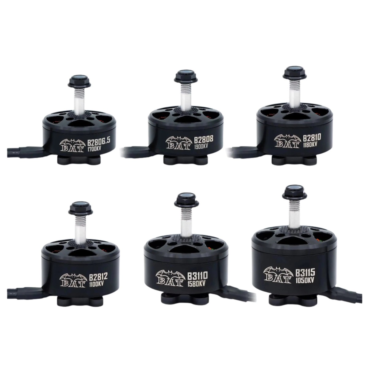 Surpass Hobby BAT 2806.5 2808 2810 2812 3110 3115 800KV-1900KV Brushless Motors 4PCS Set for FPV Racing Drones