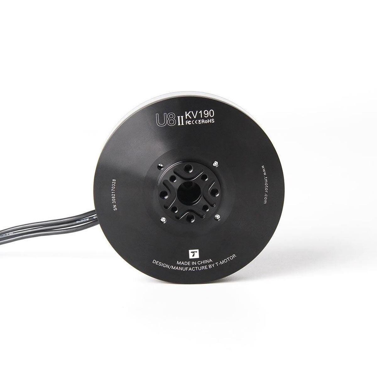 T-motor Dust U8 II Motor – KKV85 KV100 KV150 KV190 7KG Thrust High Waterproof  Silver winding motor For UAV Helicopter Multirotor fit for FOC ESC
