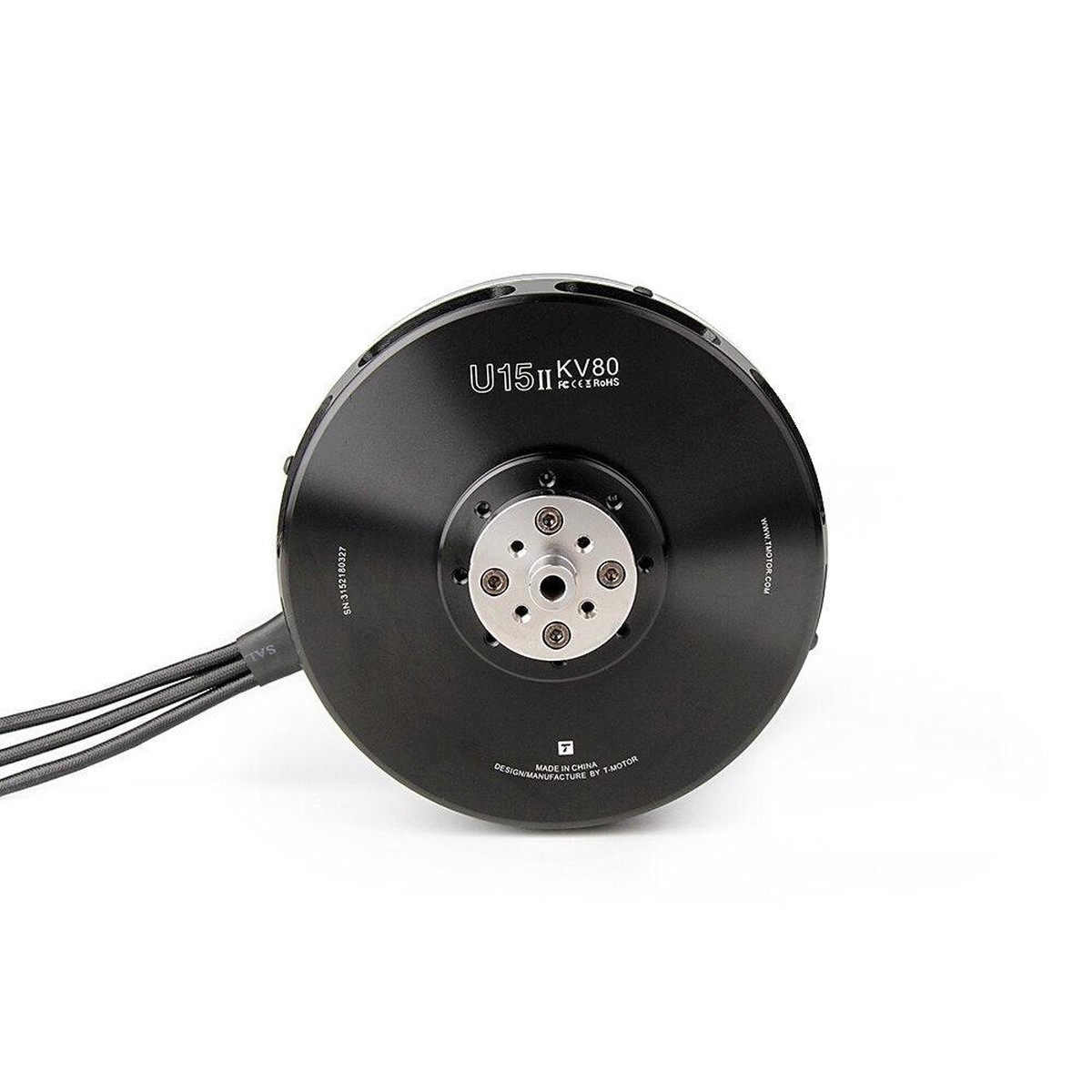 T-MOTOR U15 II KV100 Brushless Motor – 12-24S Max Thrust 36KG Outrunner Waterproof for Freight Transport UAV Multi-copter Drone