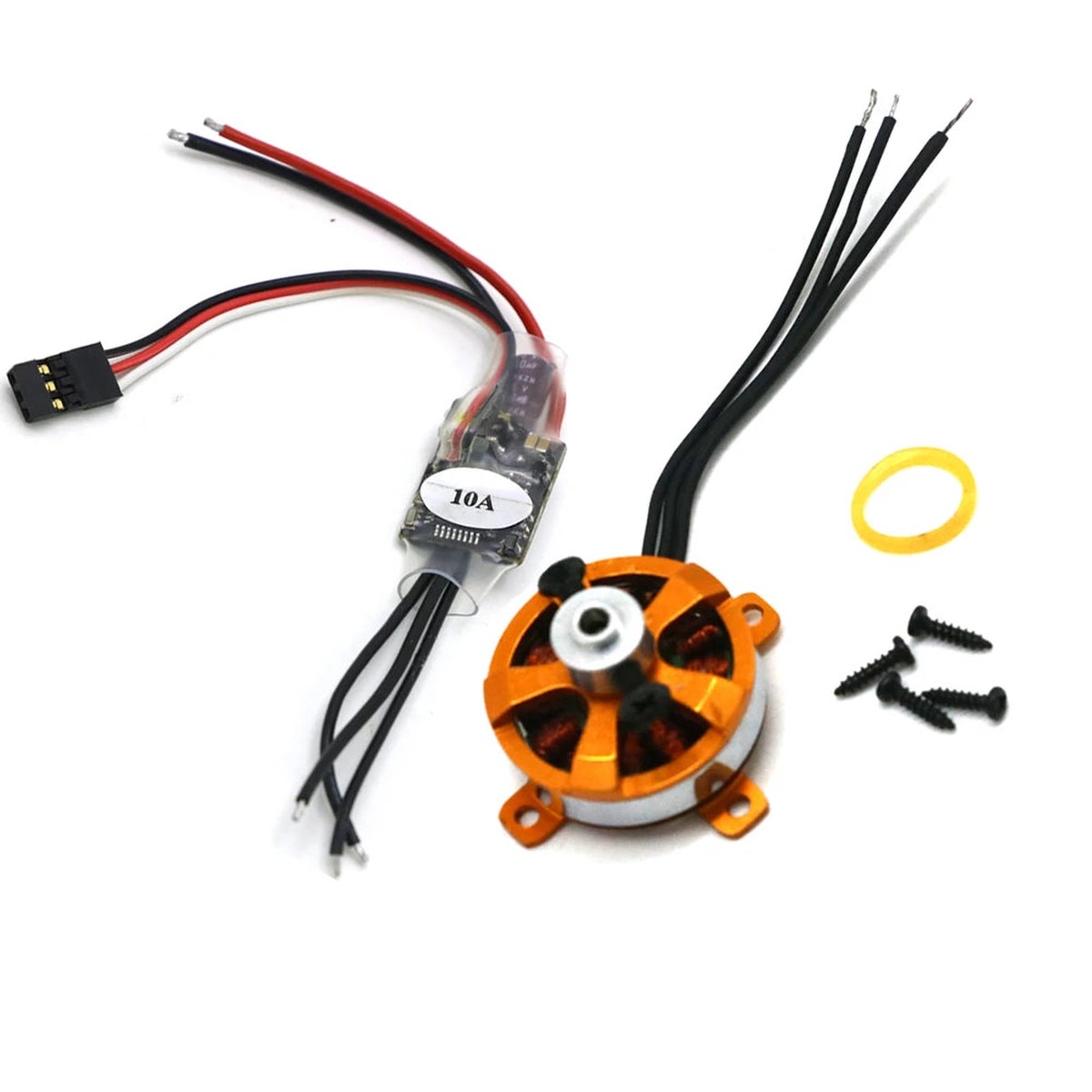 XXD A2205 1400KV / 1600KV Micro Brushless Motor with Mount + 10A ESC for RC Aircraft, F3P, KK Copter, Quadcopter (23S Compatible)
