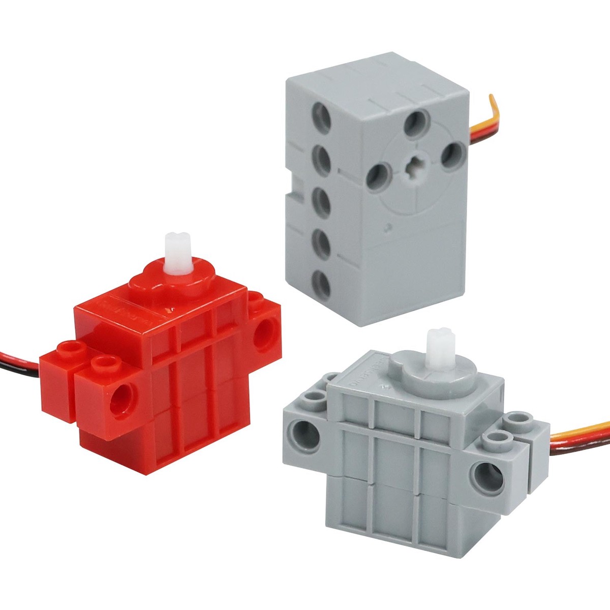 Yahboom Programmable Building Block Servo/Motor B01/B02 270/360 + Red Continuous Motor for Robotics