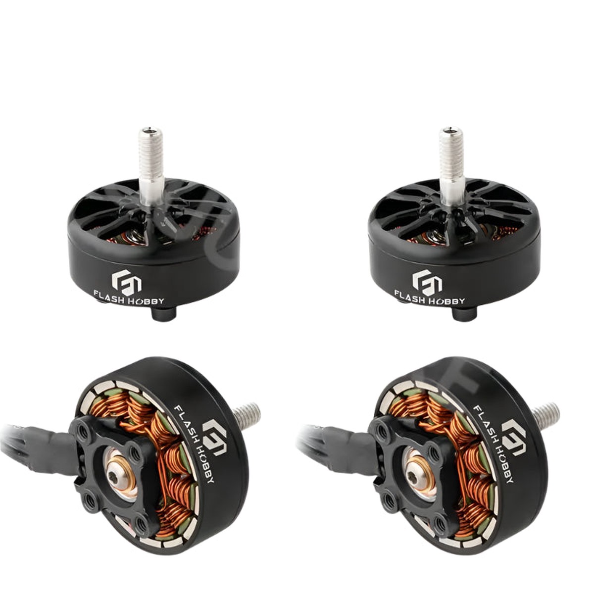 4PCS FlashHobby A2807 1300KV 1500KV 1800KV 4S6S Brushless Motors for 7 Inch FPV Freestyle Long Range LR7 Drones
