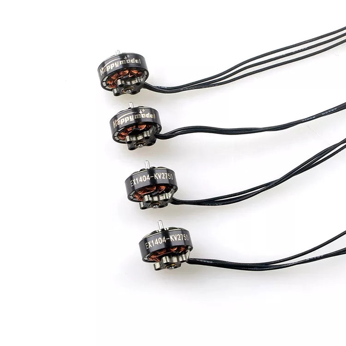 4PCS HappyModel EX1404 – 1404 KV4800 3S KV2750 KV3500 4S Brushless Motor 1.5mm for RC FPV Crux35 Micro Long Range LR4 Drones