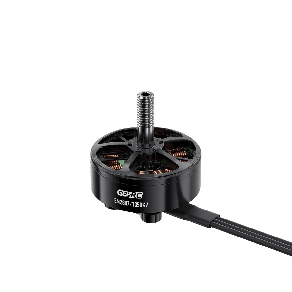 GEPRC EM2807 1350KV Motor – Brushless Black with 6/7/8 Inch RC FPV Racing Drone Multicopter Accessories
