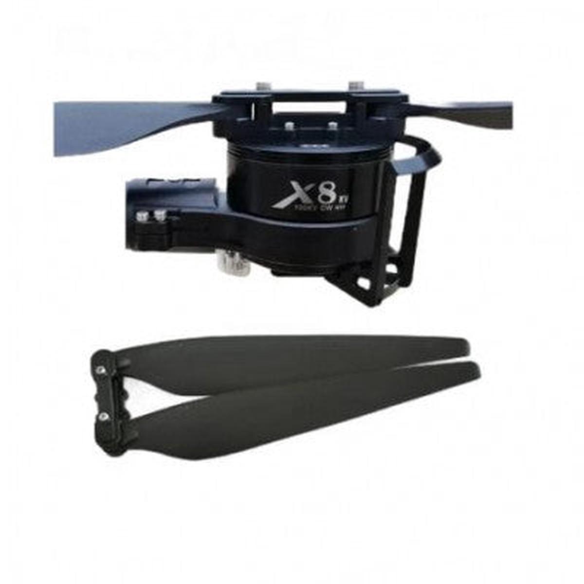 Hobbywing XRotor X8 Motor and X8 3090 or 3011 Folding Propeller Combo Kit CW