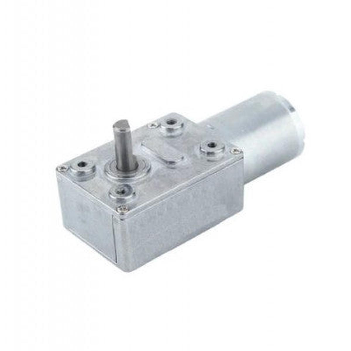 Solid Shaft JGY370 DC12V 10RPM/MIN High Torque Self- locking Strong Wheel Tturbine Worm Reduction Motor