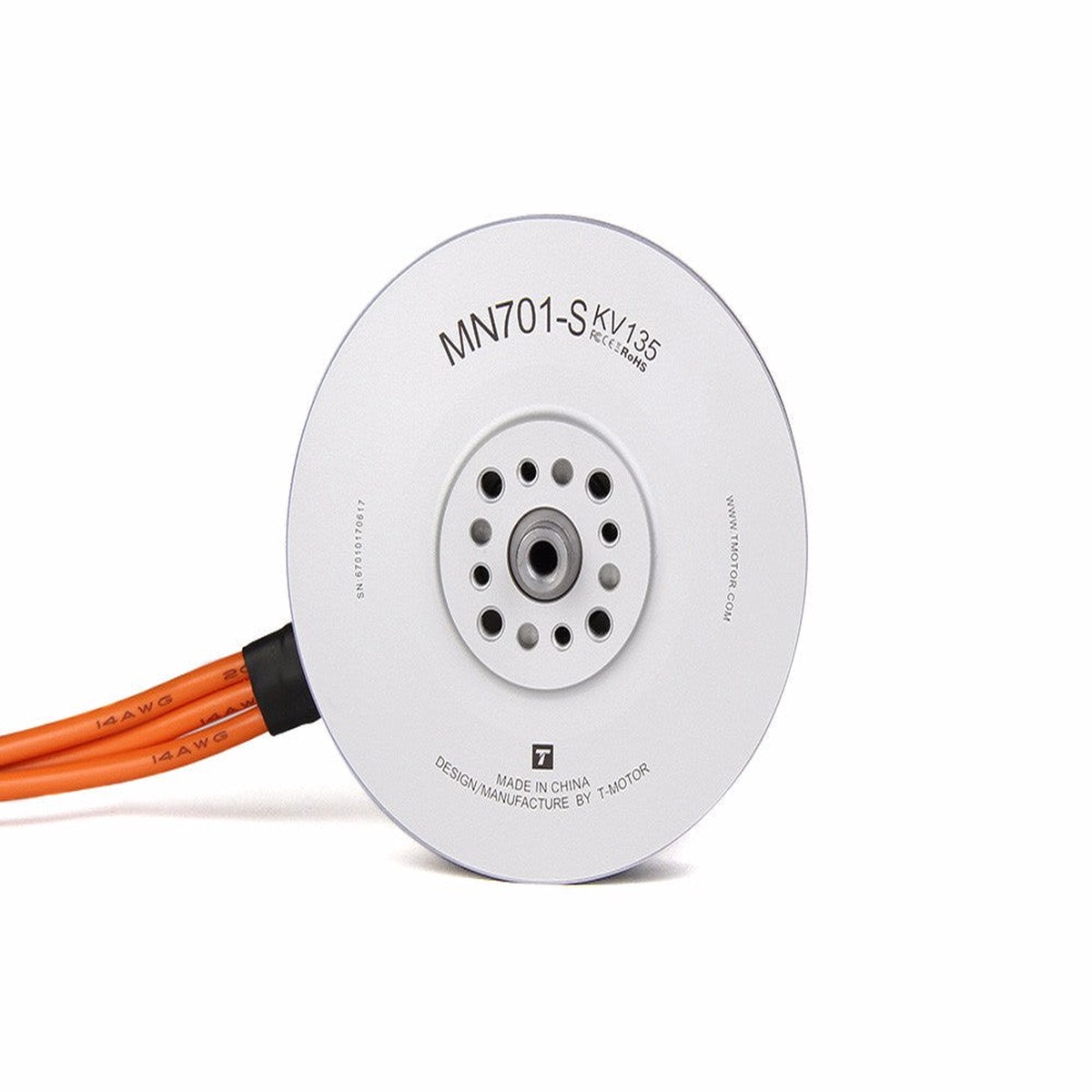 T-Motor MN701-S KV135 UAV Motor Set (2PCS) IP45 Brushless Motor for Multirotor/VTOL/Fixed Wing
