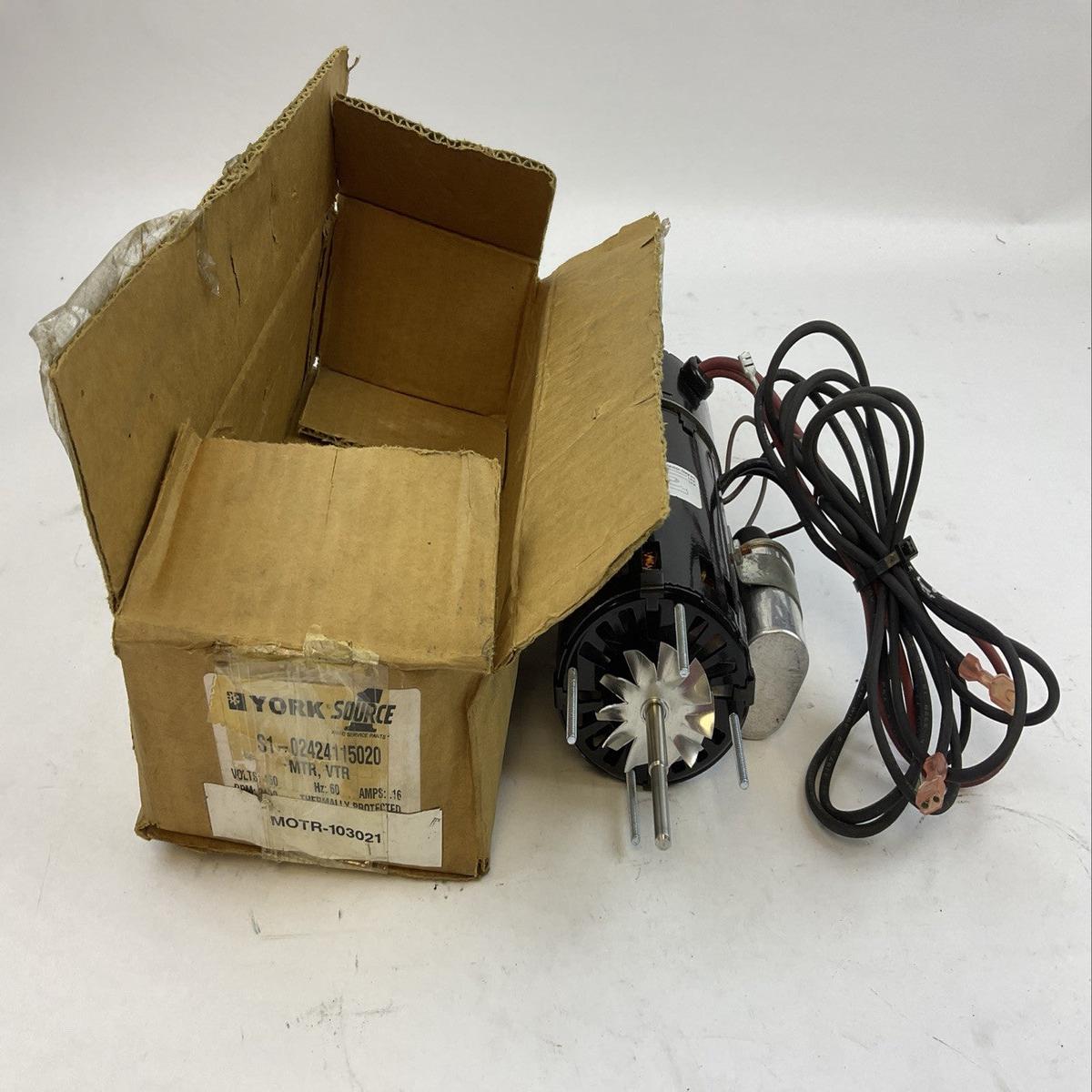YORK FASCO S1-02424115020 VENTER MOTOR 460V 60HZ 0.16A 3400RPM 1/20HP – Default Title