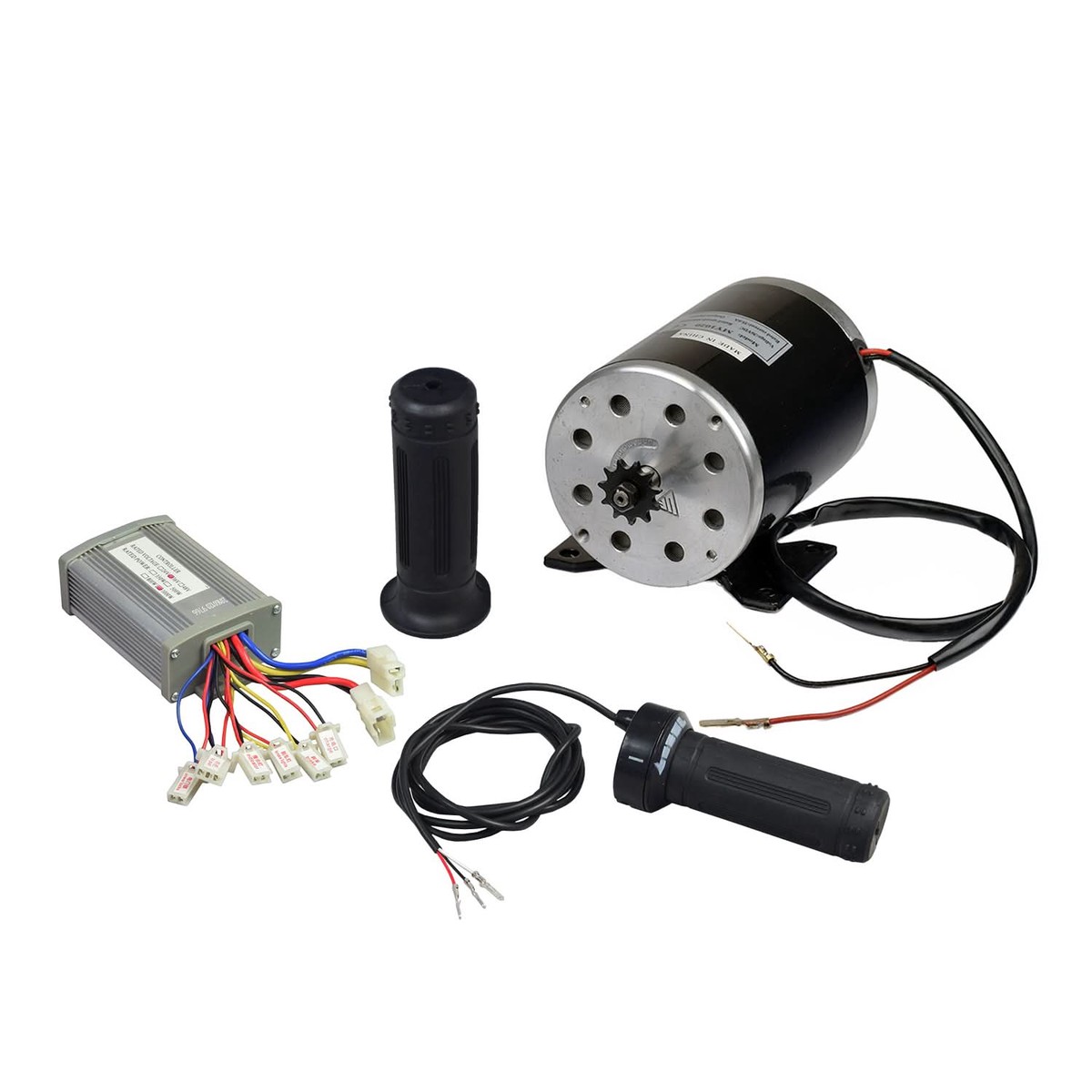 36 Volt 1000 Watt Motor, Controller, & Throttle Kit for Scooters, Bikes, & Go-Karts