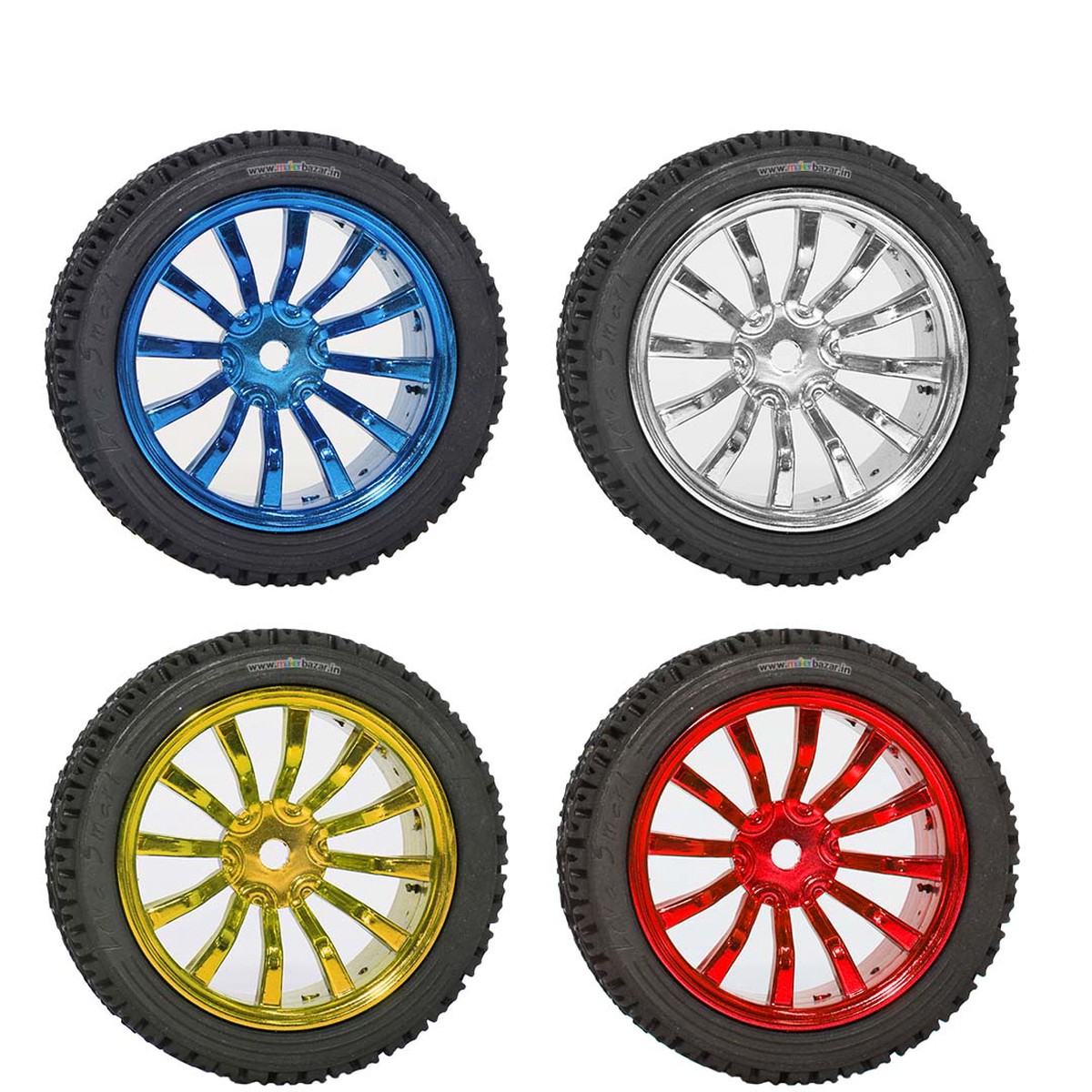 65mm Large Robot Wheel for Smart Car (Hex Shaft)