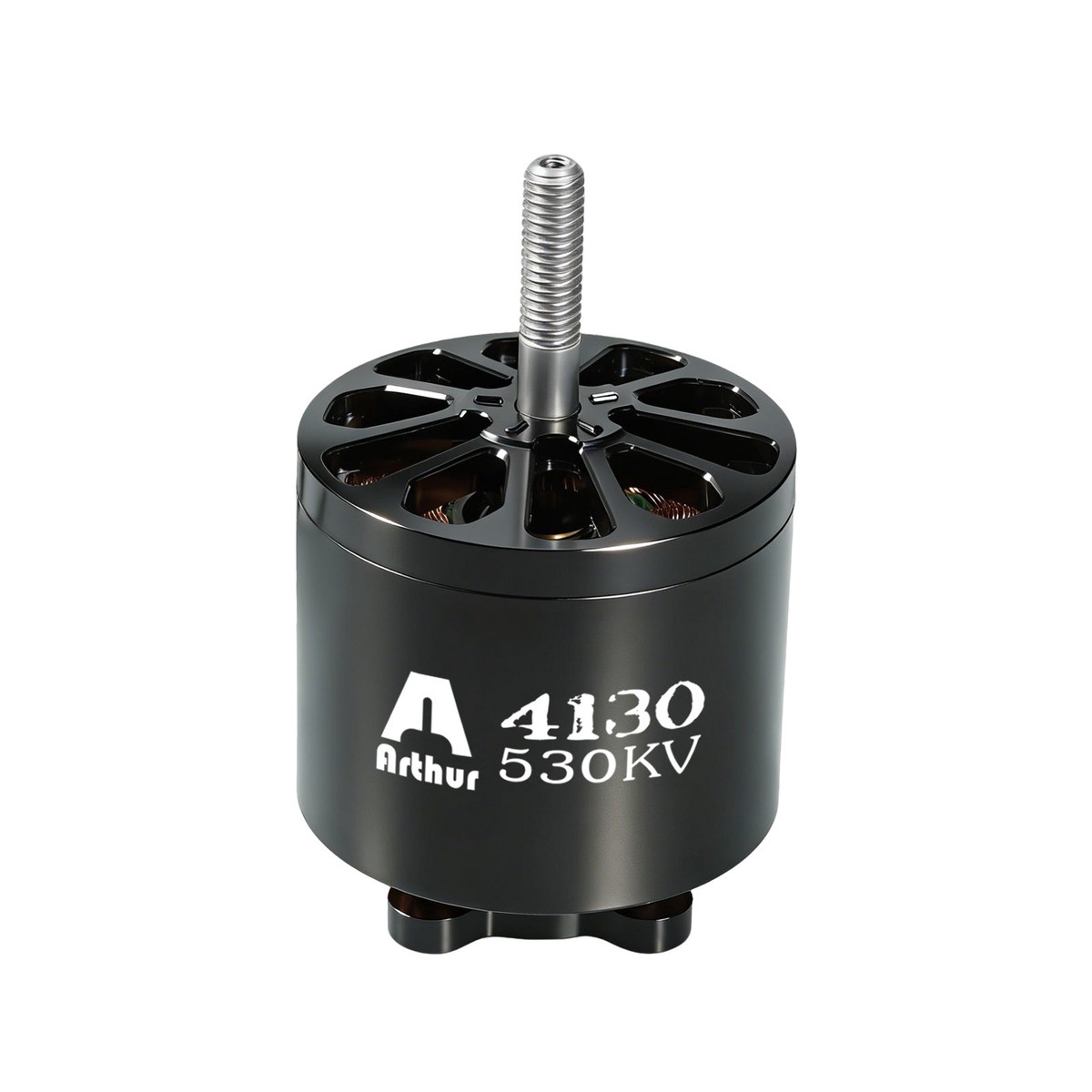 Flashhobby A4130 530KV Brushless Motor 12N14P, 48.3×53.1mm, 6.0mm Shaft, 30x30mm Mount