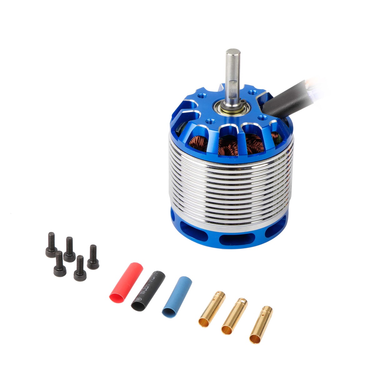 Flashhobby H600 550KV Helicopter Motor 12N/10P, 44.6×59.5mm, 6mm Shaft, 3-12S, 3000W