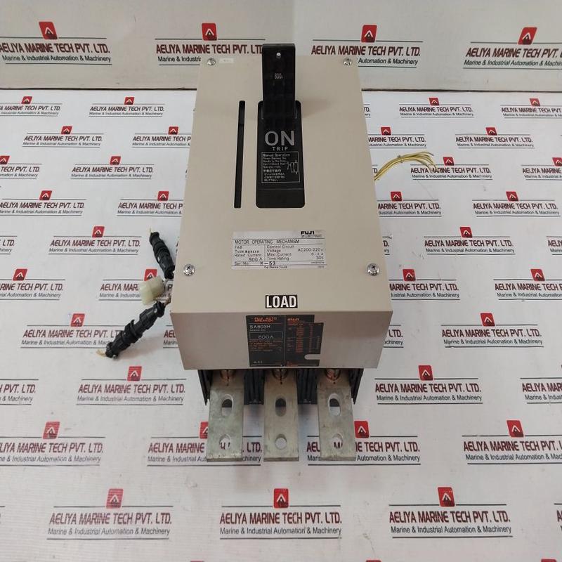 Fuji Electric Sa803R 3P Motor Operating Mechanism 800A Ac600V Dc250V 50/60Hz