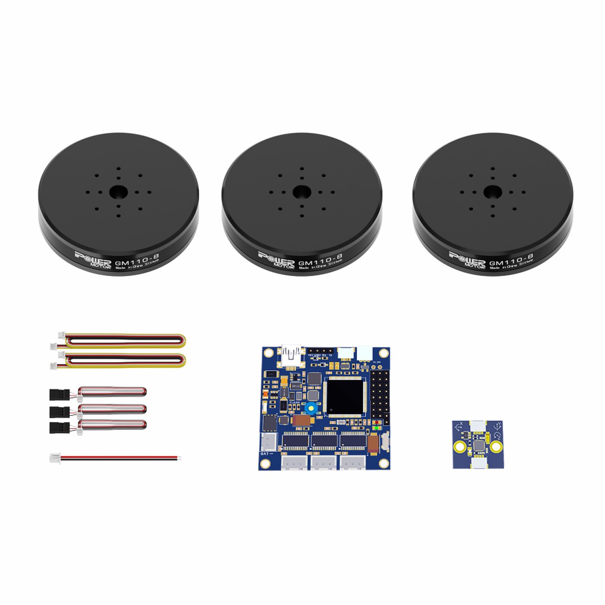 iFlight GM110-8 Combo Set 3 GM110-8 Gimbal Motors + Alexmos 32BIT BGC, 110mm 24N/28P