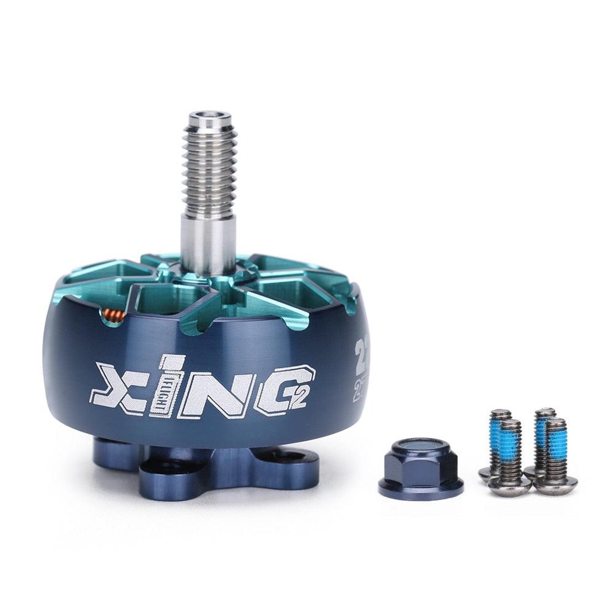 iFlight XING2 2207 2755KV 4S / 1855KV 6S FPV Motor – Unibell with 5mm titanium alloy shaft for FPV drone part