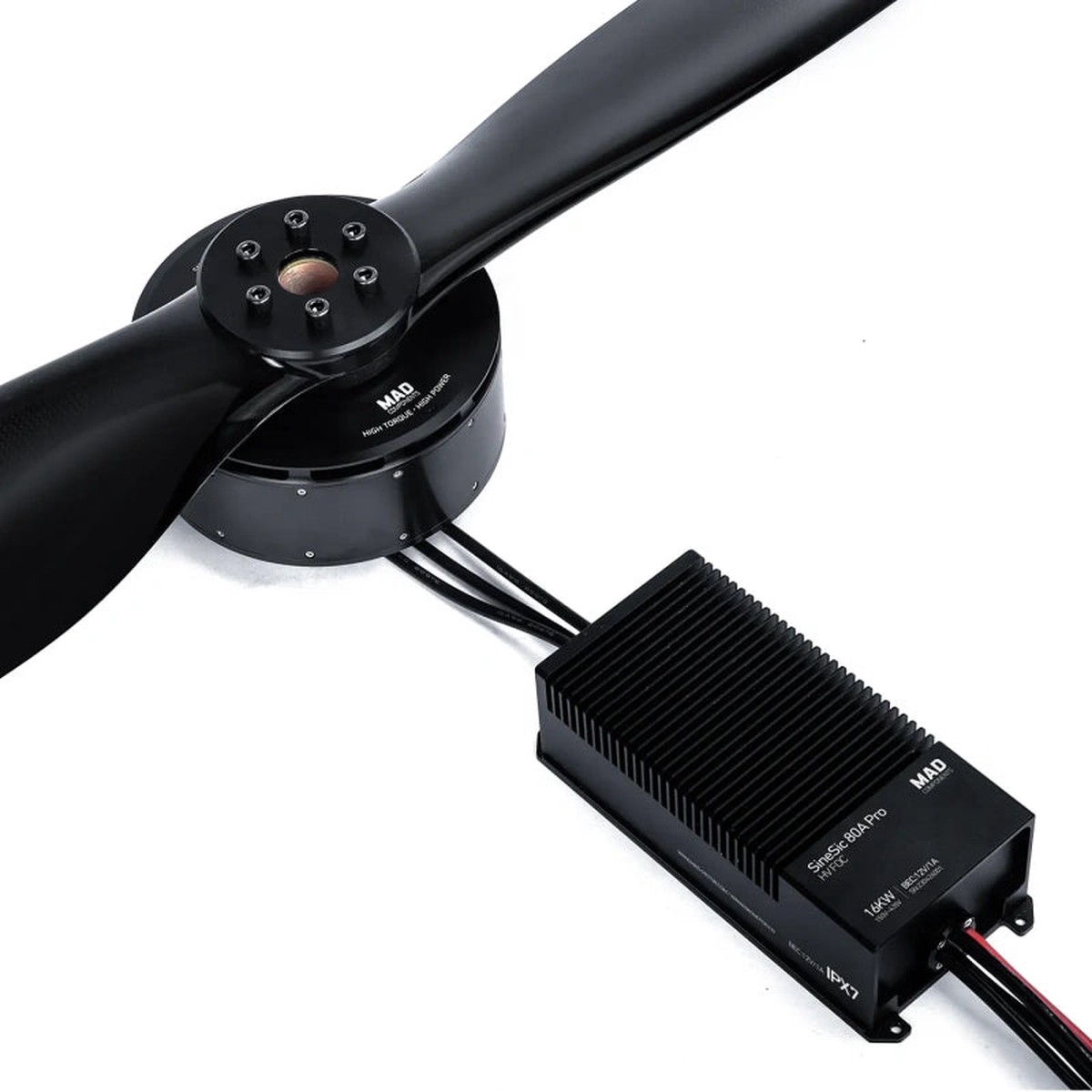 MAD HB30-54X24 10KV Drone Arm Set – 30KG Thrust M40C30 22KW 80A ESC 54X24 Inch Prop Multirotor Propulsion for VTOL / Heavy Life Industrial Drone