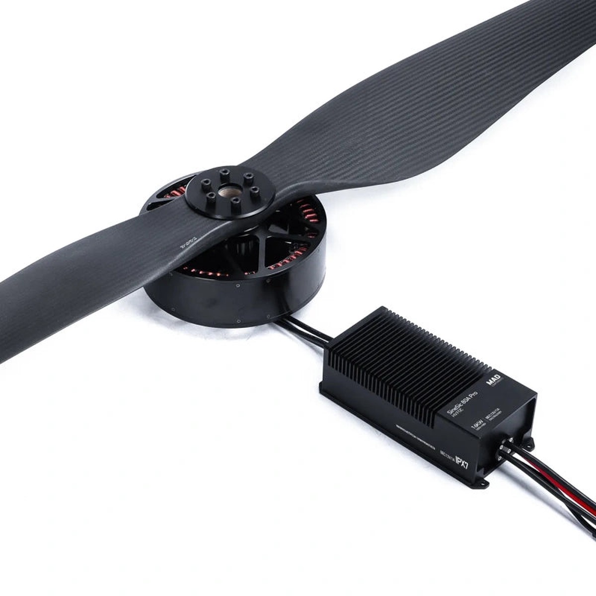 MAD HB40 Series Drone Arm Set – 40KG Thrust 9KV M50C35 Motor 80A ESC 57×19/ 60×19/64×20/63×22 Inch Propeller Multirotor Propulsion for VTOL / Heavy Lift Drone