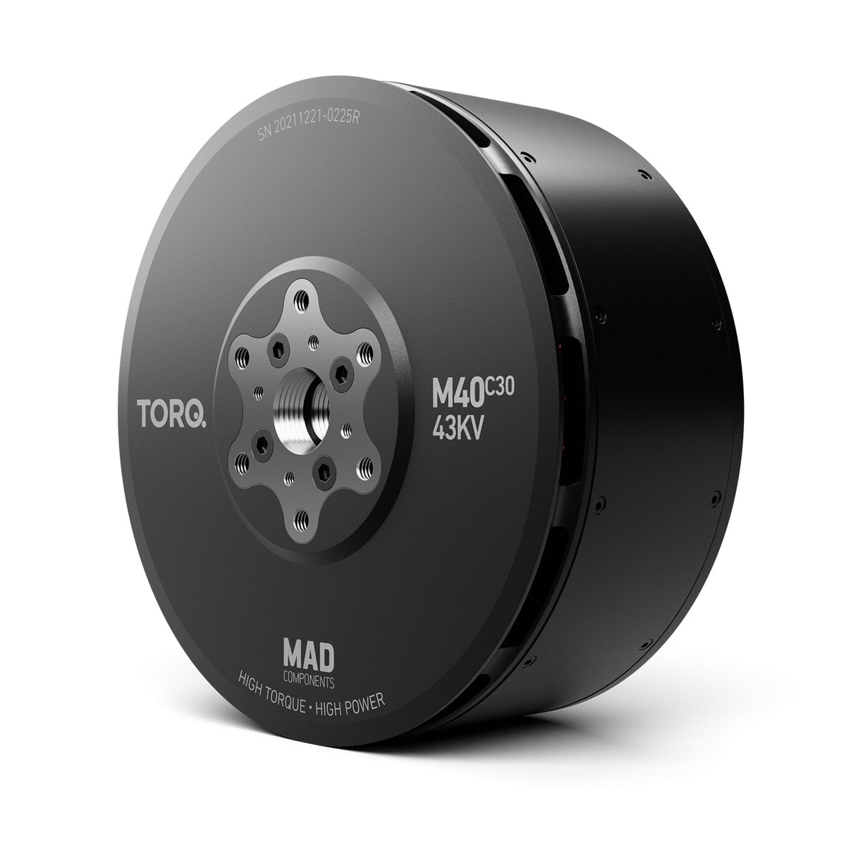 MAD M40C30 PRO IPE Brushless Drone Motor (10KV/43KV) 3460g IP45 for 47.554in Propellers