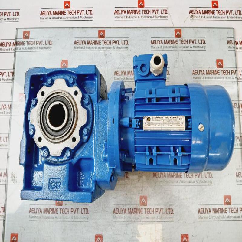 Rossi Motoriduttori Ms711-4 3-phase Motor & Brake W/ Mriv 62 U02a Gear Box