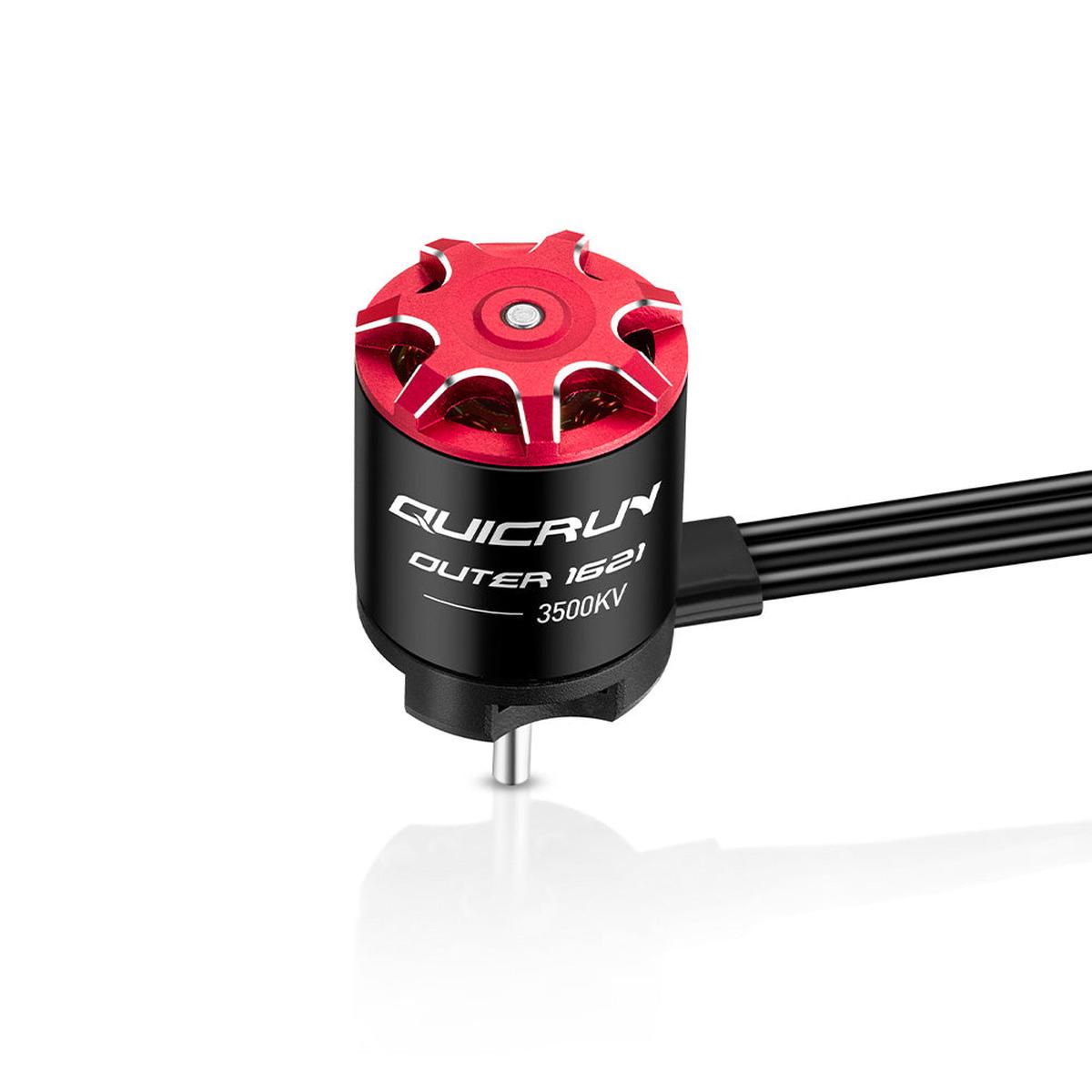Hobbywing QUICRUN Outer 1621SL 3500KV Motor for 1/24 Crawler, 2-3S, PH2.0 3P Connector