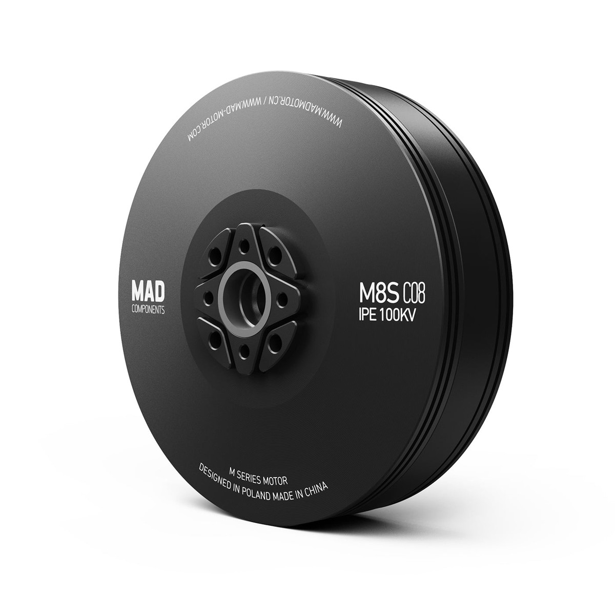 MAD M8S C08 (8108) IPE V1.0 Brushless Drone Motor 100KV 12S, IP45, 8.9kg Max Thrust