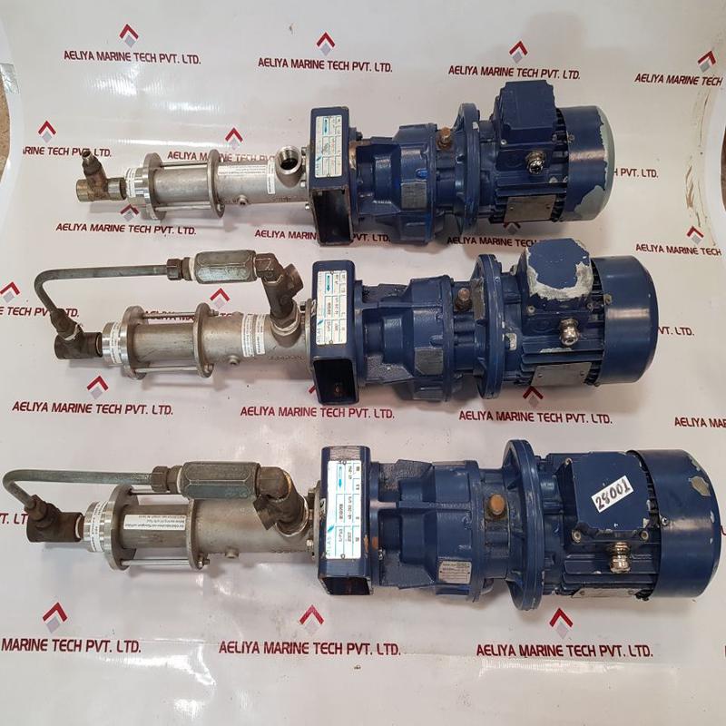 Seepex atlas incinerators rf 40/2 geared motor pump