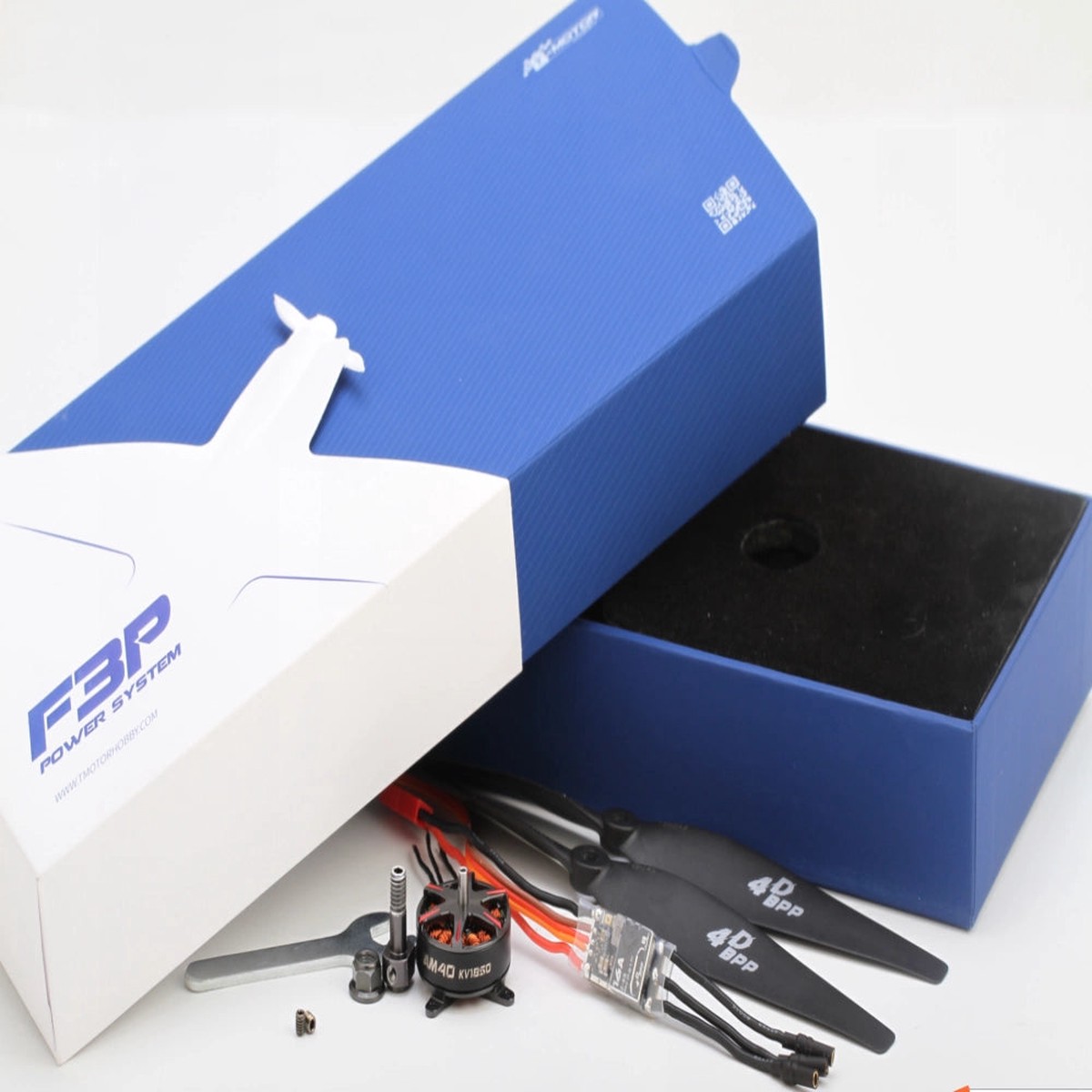T-Motor BPP-4D F3P Power System Combo: AM40 KV1550 Motor + AM16A 16A 2-4S ESC + T8542 Prop