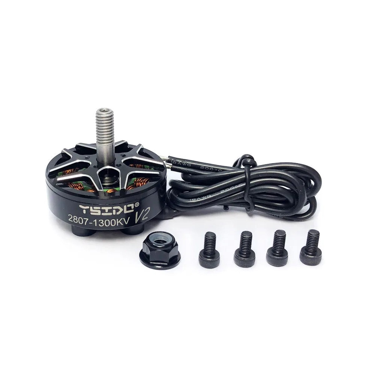 YSIDO 2807 V2 1300KV Brushless Motors 4PCS for 6-7 Inch FPV Freestyle Long Range LR7 Drones and Multicopters
