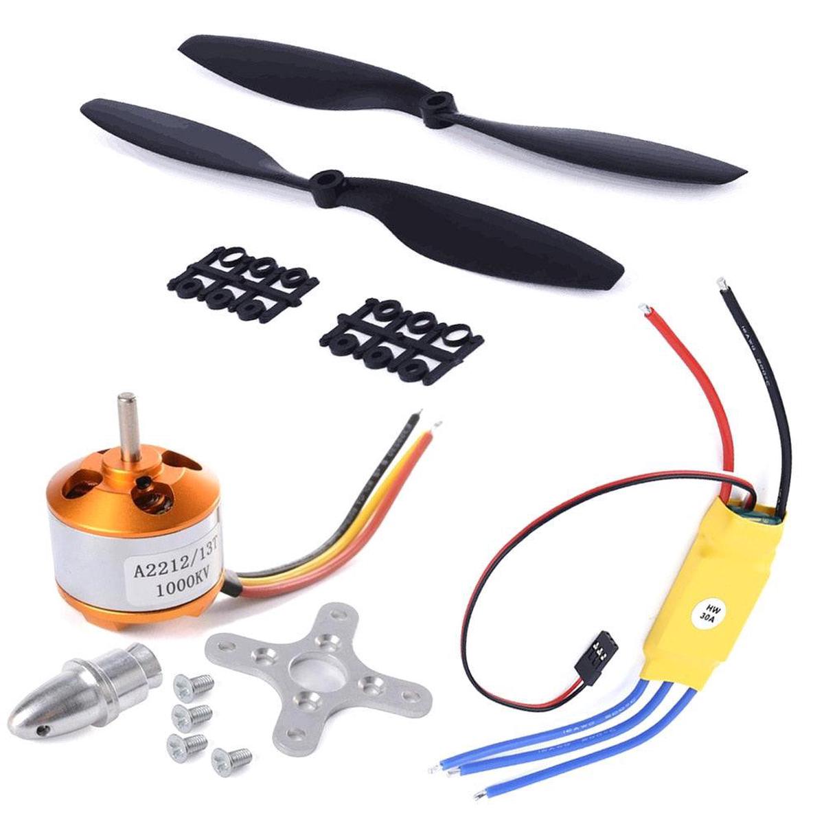 A2212 1000KV  Brushless Outrunner Motor +SimonK 30A ESC+1045 Propeller(1 pair) Quad-Rotor Set for  F450 F550 Multicopter