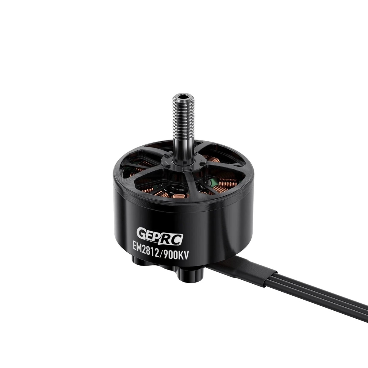 GEPRC EM2812 EM3110 EM3115 900KV Motor – 60A-80A Brushless Motor Black with 7/8/9/10 Inch RC FPV Racing Drone Multicopter