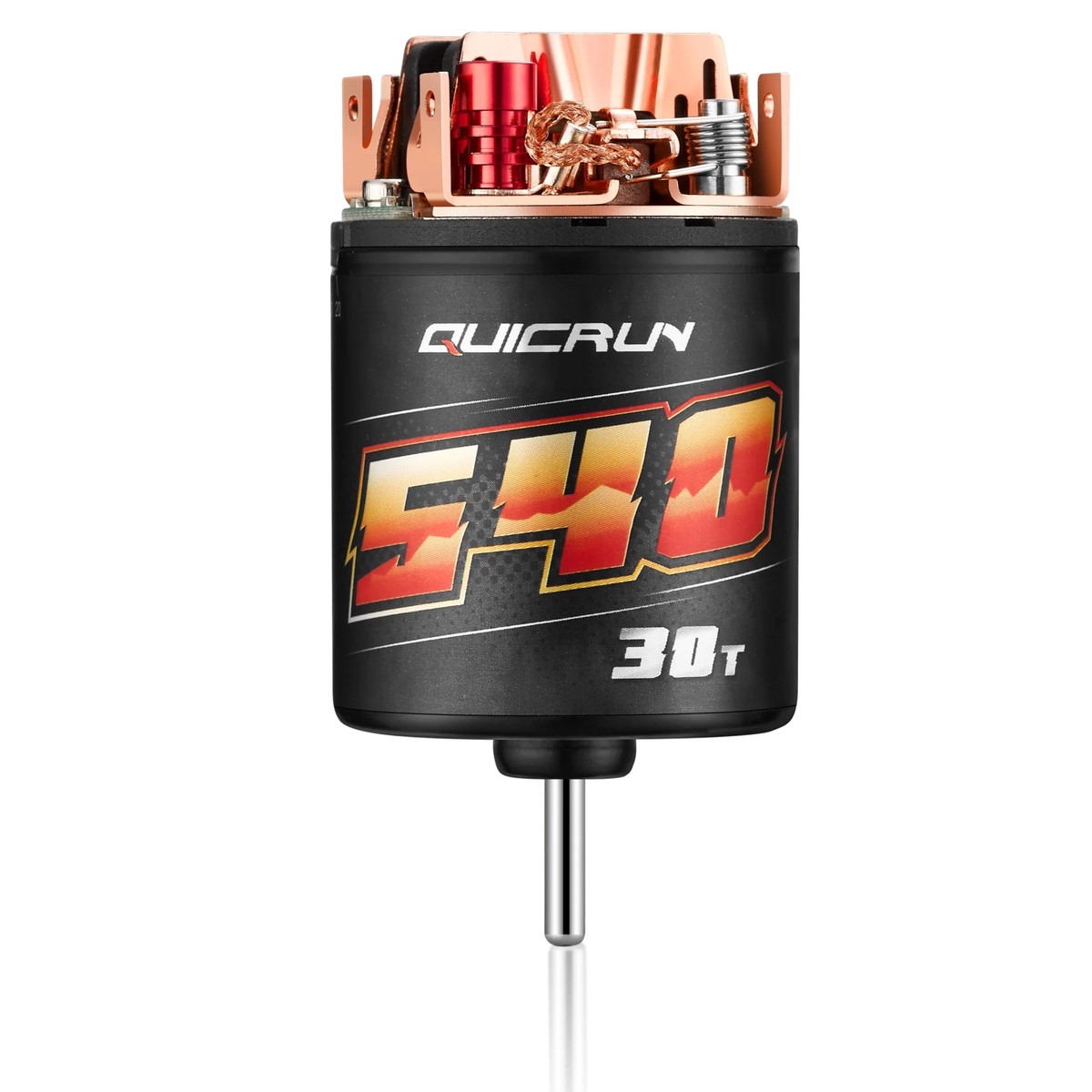 Hobbywing Quicrun 540 Brushed Motor 30T/40T, 3-Slot, Adjustable Timing, for 1/10 & 2WD Truck