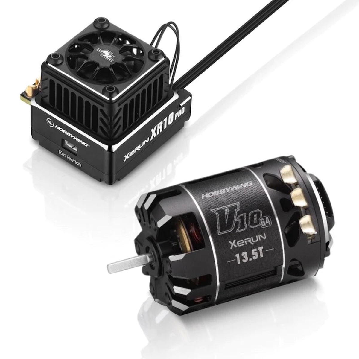 Hobbywing XERUN XR10 Pro ESC G2S Combo – XERUN V10 G3 G4 Competition Brushless Motor with XR10 Pro G2S ESC for RC Car Trucks