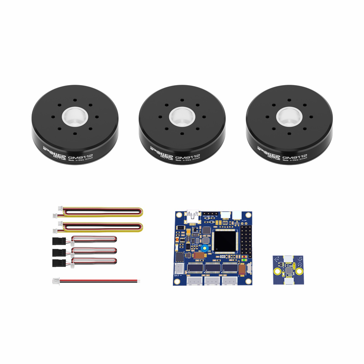 iFlight GM8112-80T Combo Set 3 GM8112 Gimbal Motors + Alexmos 32BIT BGC 3-Axis Controller