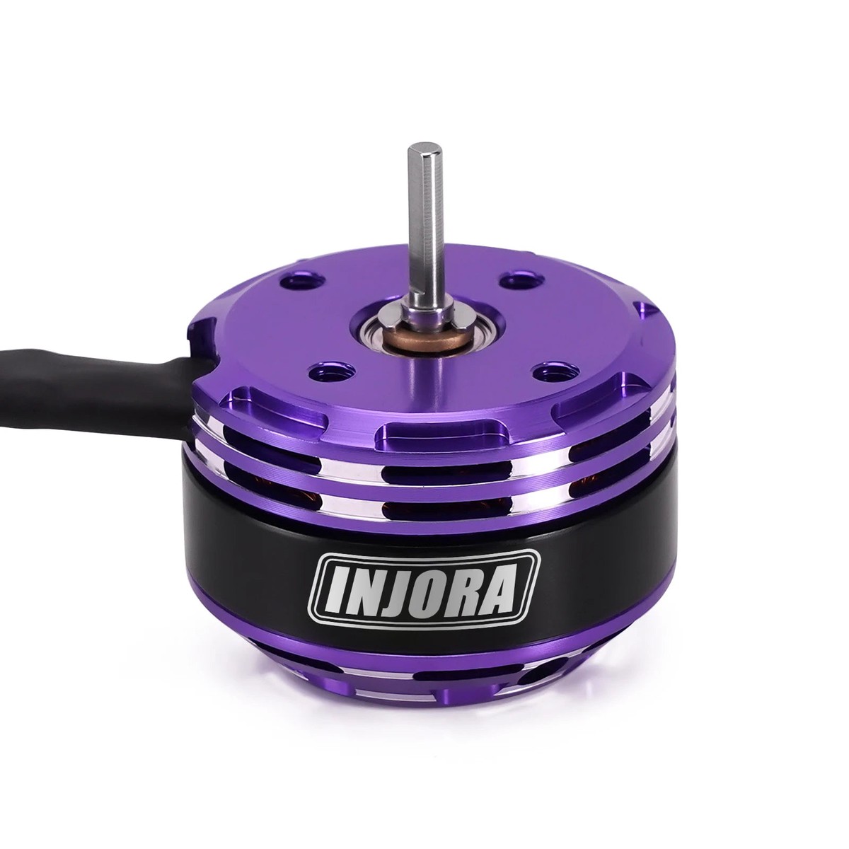 INJORA Fat Viper 2204 2400KV Outrunner Brushless Motor with Transmission for 1/18 TRX4M Crawler 3S Compatible