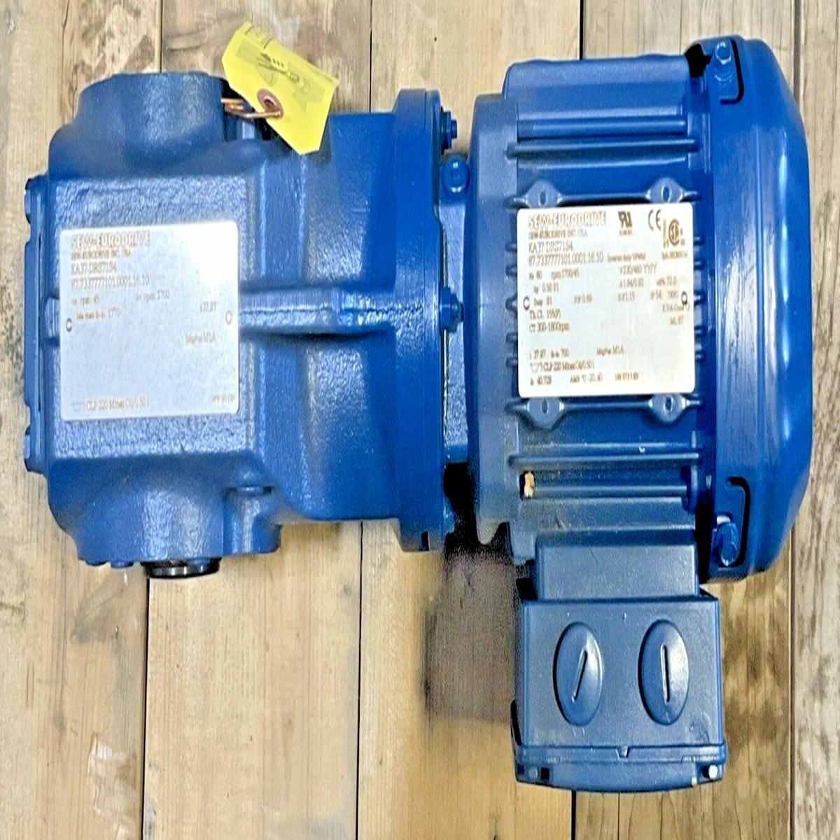 SEW-EURO DRIVE KA37 DRS71S4 GEAR MOTOR 1700/45RPM PF0.69 HP 0.50S1 – Default Title