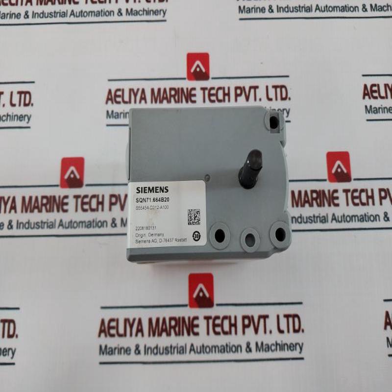 Siemens Sqn71.664B20 Actuator 230V 50-60Hz 6Va Ip40 Auxiliary Switche