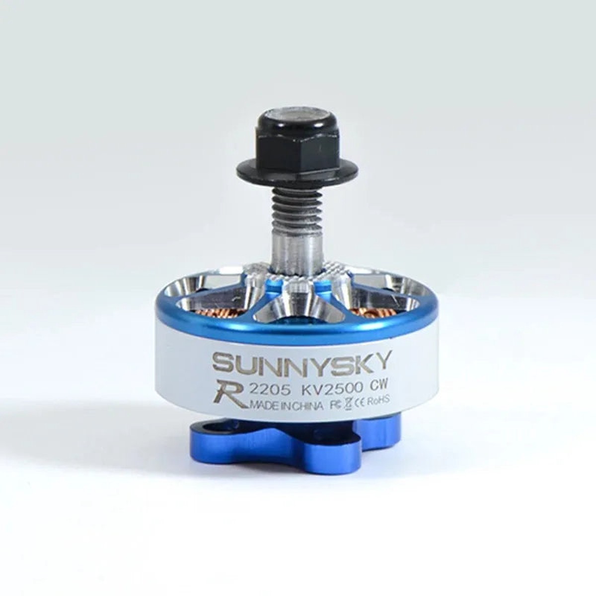 Sunnysky E-R2205 2300KV 2500KV 3-4S Brushless Racing Motor for 5 Inch FPV Drone Red/Blue/Grey
