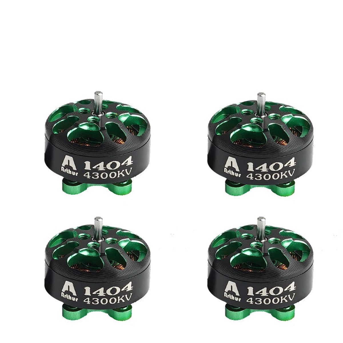 4PCS Flash Hobby Arthur A1404 Brushless Motor 2800KV / 3800KV / 4300KV / 6000KV for 34 Inch FPV Racing Drones