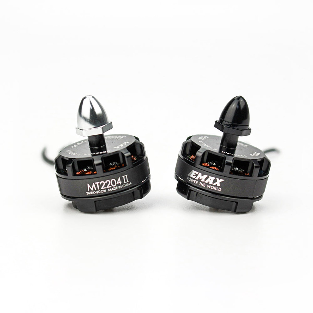 Emax MT2204II 2600KV Brushless Motor with CW & CCW M5 Thread Options, 16x19mm 4xM3 Mount