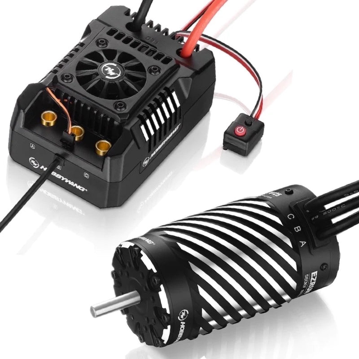 Hobbywing Ezrun MAX4 Combo – EzRun 70125 560KV Motor with Ezrun Max4 ESC for RC Car Truck
