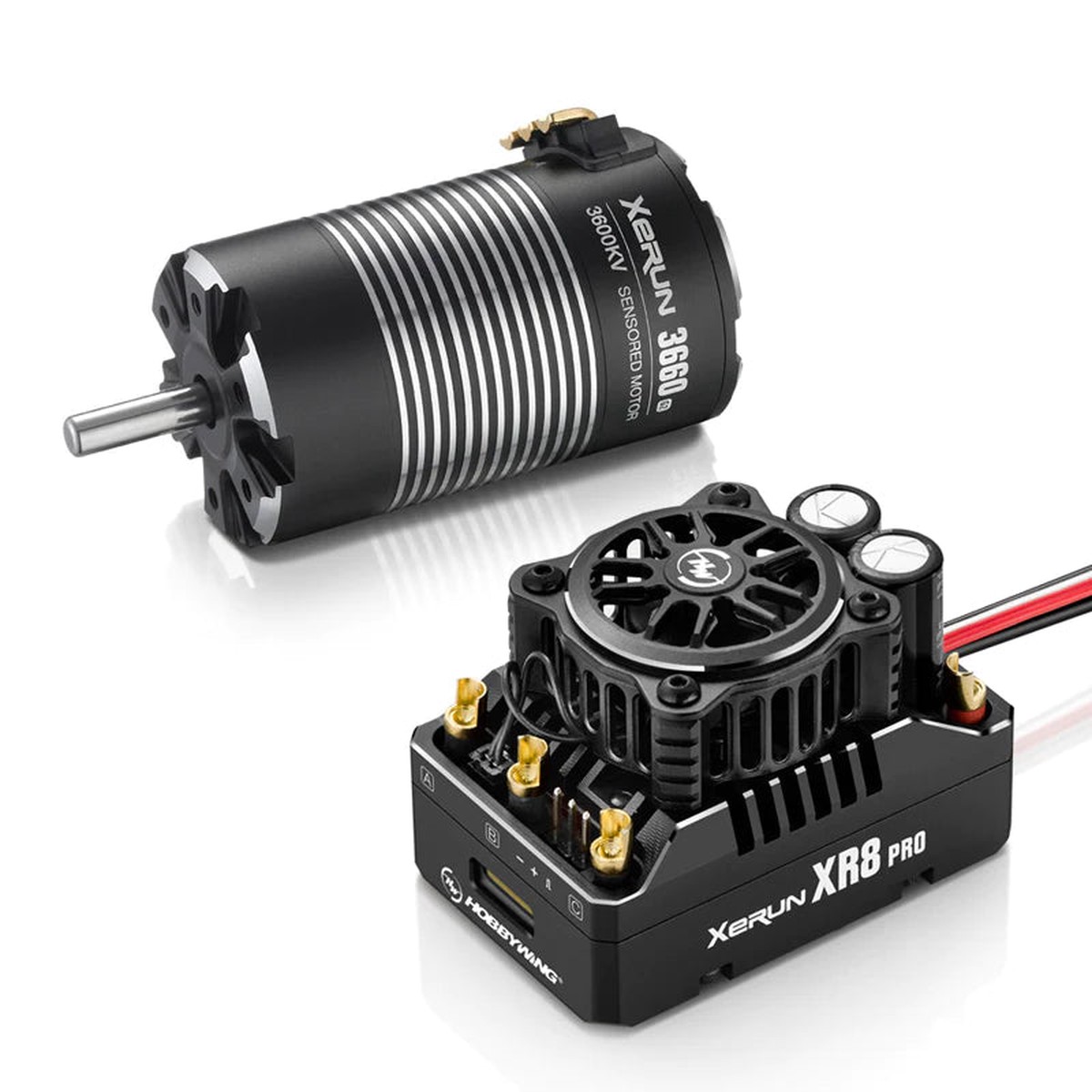 Hobbywing XeRun XR8 PRO G3 Combo – XeRun 3660SD G2 / 4268SD G3 brushless motor with XeRun XR8 PRO G3 ESC for RC Car Trucks