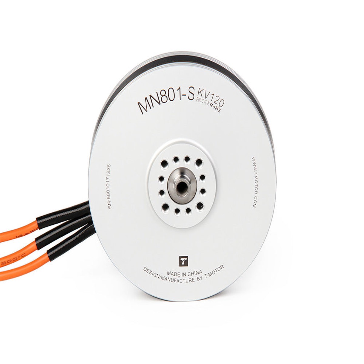 T-Motor MN801-S KV120 IP45 UAV Motor – 12kg Thrust Heavy-Load VTOL Multirotor Fixed-Wing