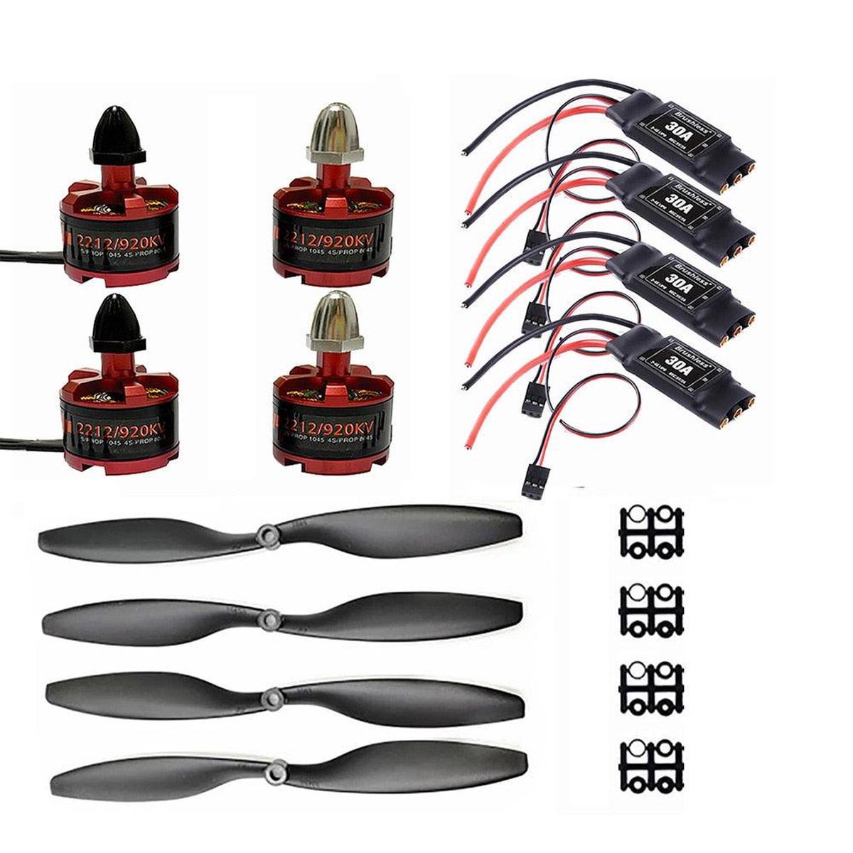 2212 920KV CW CCW Brushless Motor & 30A ESC Brushless  with 3.5mm banana head for F450 F550  Multicopter