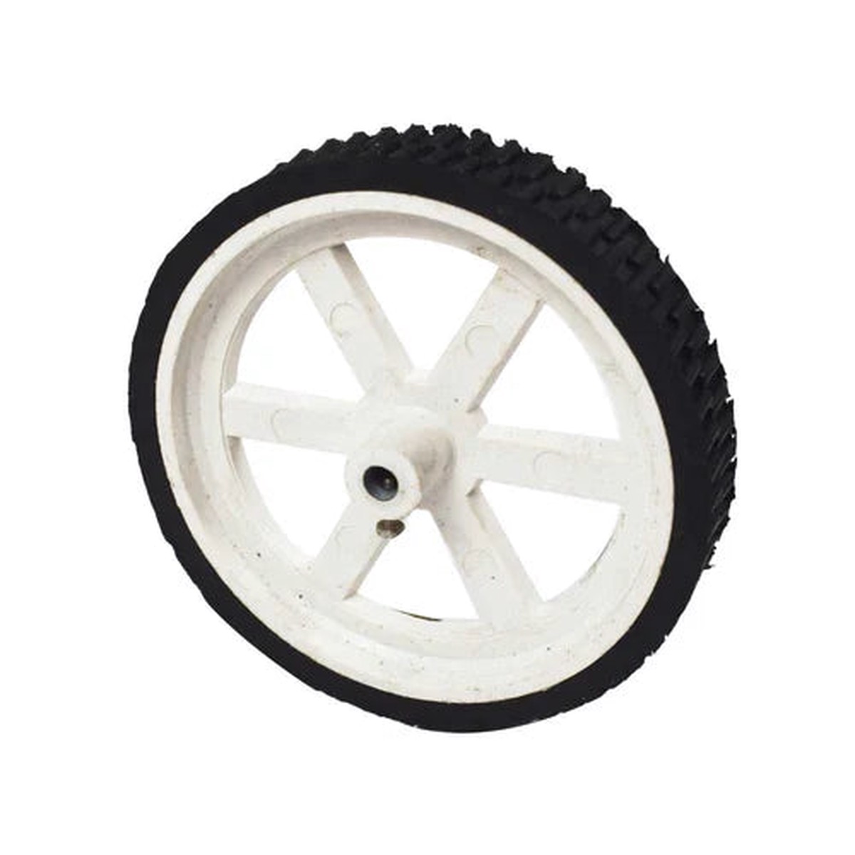 10x2cm Robotic DC Wheels [6mm Shaft]