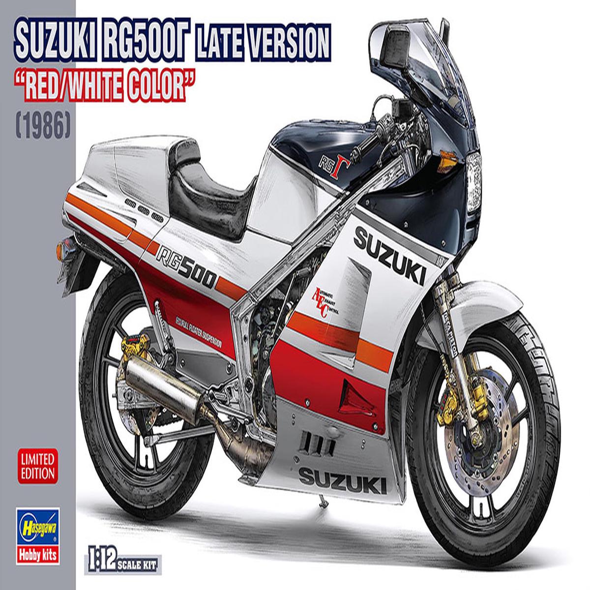 1/12 SUZUKI RG500 LATE VERSION RED/WHITE COLOR