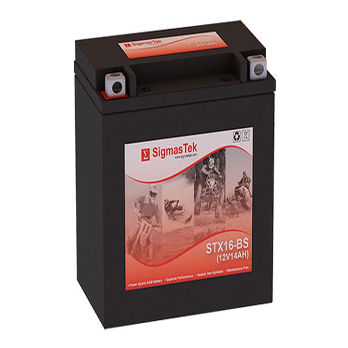 Yuasa YTX16-BS High Performance Replacement Battery