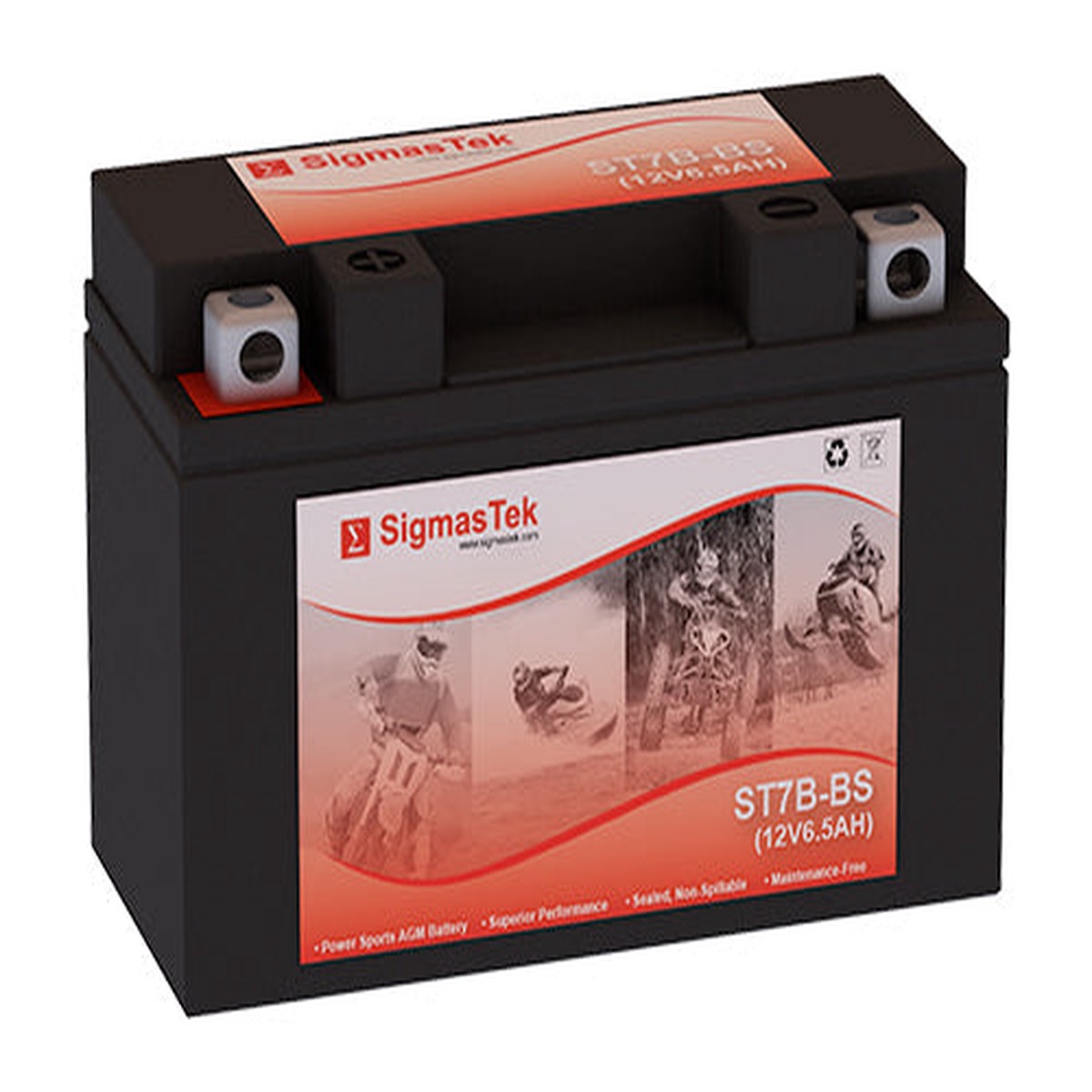 Yuasa YT7B-BS High Performance Replacement Battery